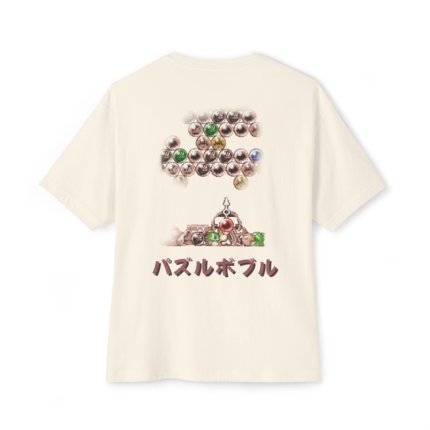 Puzzle Bobble 90s Vintage Faded Oversized T-Shirt